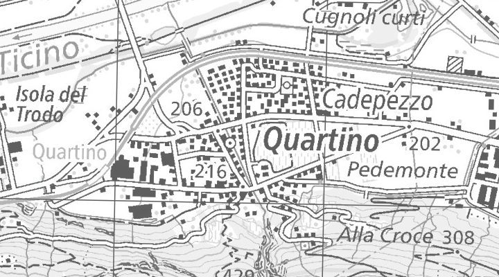 Kartenausschnitt: 6572 Quartino
