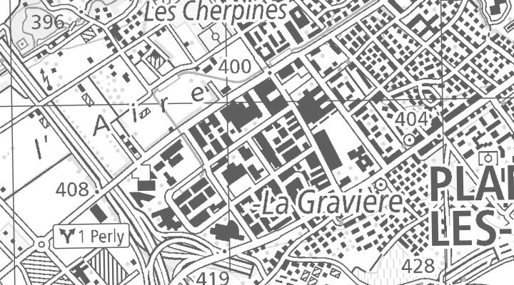Kartenausschnitt: Chemin du Pré-Fleuri 3, 1228 Plan-les-Ouates