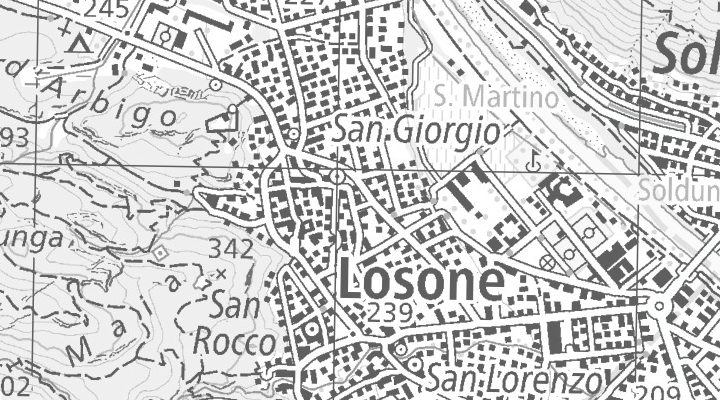 Kartenausschnitt: 6616 Losone