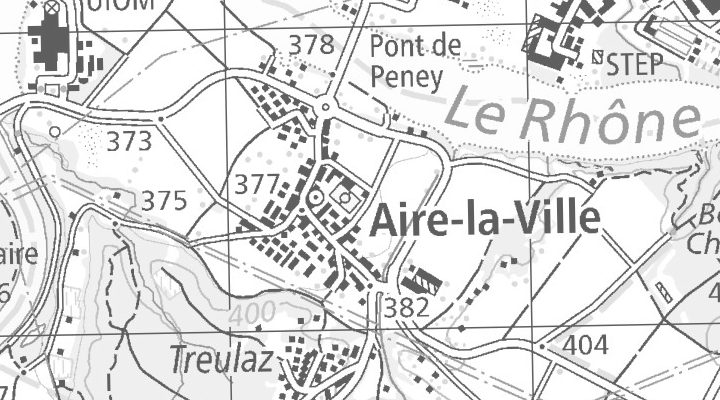 Kartenausschnitt: La Vallée de Joux