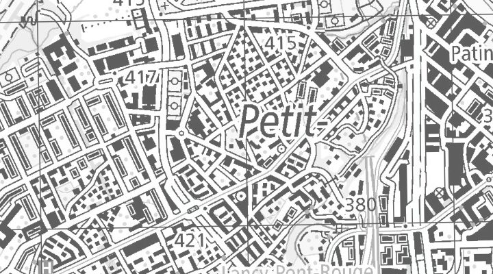 Kartenausschnitt: 1213 Petit-Lancy