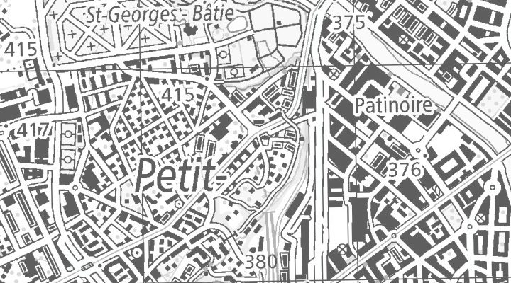 Kartenausschnitt: Esplanade de Surville 2, 1213 Petit-Lancy