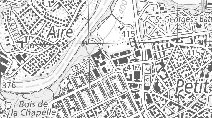 Kartenausschnitt: Chemin Gérard-de-Ternier 18, 1213 Petit-Lancy