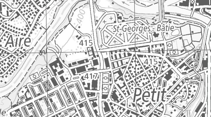 Kartenausschnitt: Chemin du Bac 21, 1213 Petit-Lancy