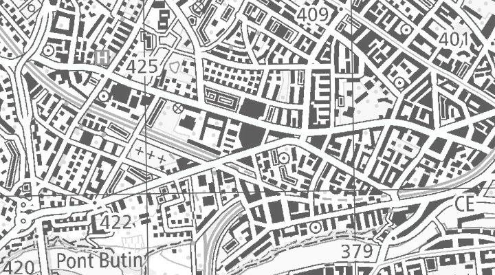 Kartenausschnitt: 1203 Genf