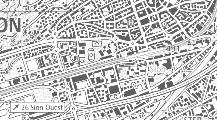 Kartenausschnitt: Sion