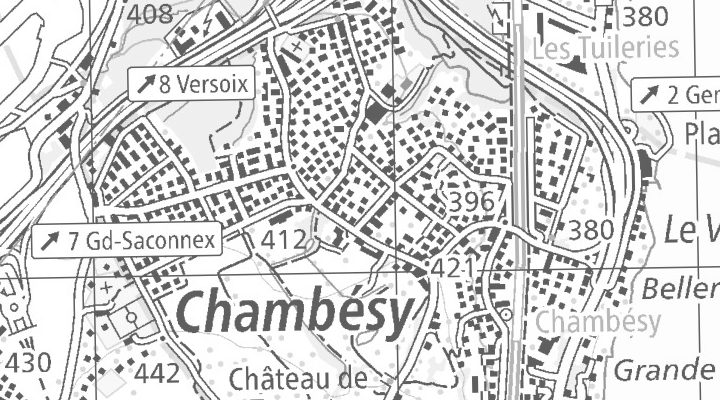 Kartenausschnitt: Rte de Pregny 11, 1292 Chambésy