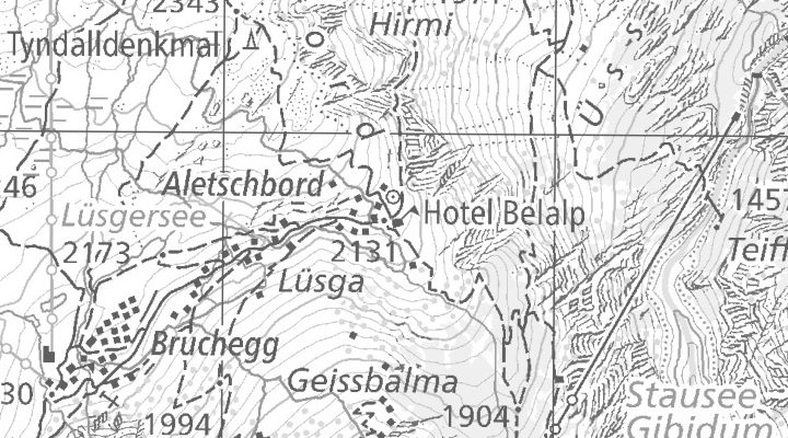 Kartenausschnitt: Aletschbord 20, 3914 Belalp