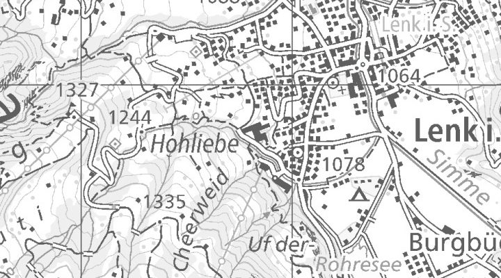 Kartenausschnitt: Badstrasse 20, 3775 Lenk im Simmental