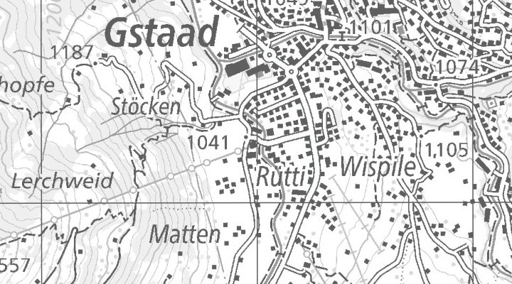 Kartenausschnitt: Egglistrasse 43, 3780 Gstaad
