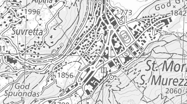 Kartenausschnitt: Via Veglia 18, 7500 St. Moritz