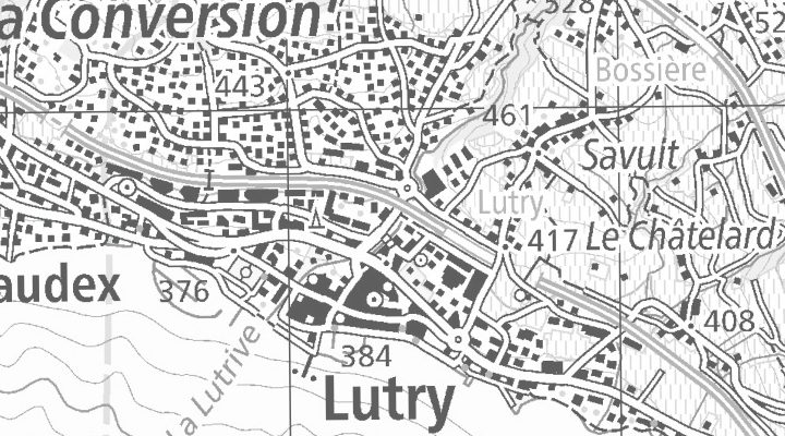 Kartenausschnitt: 1095 Lutry