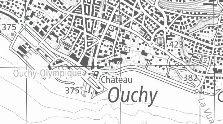 Kartenausschnitt: Place du Port 17 -19, 1006 Lausanne
