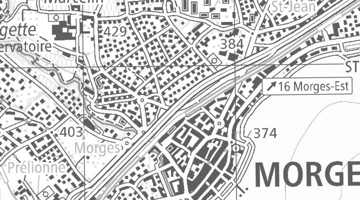 Kartenausschnitt: Chemin des Zizelettes 8, 1110 Morges