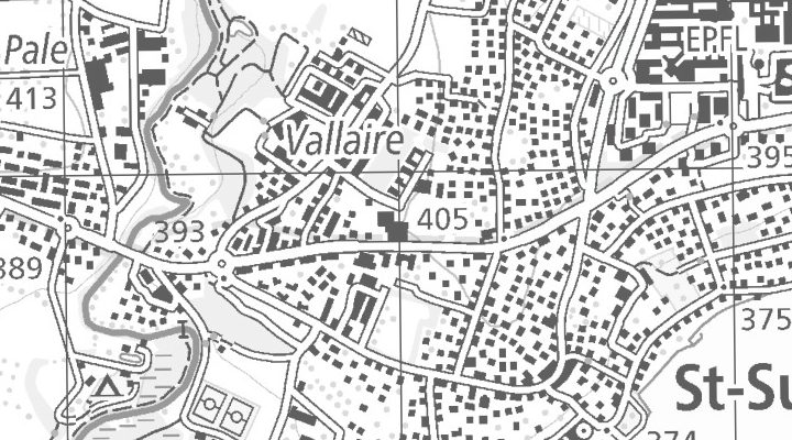 Kartenausschnitt: Champs-Courbes 28, 1024 Ecublens