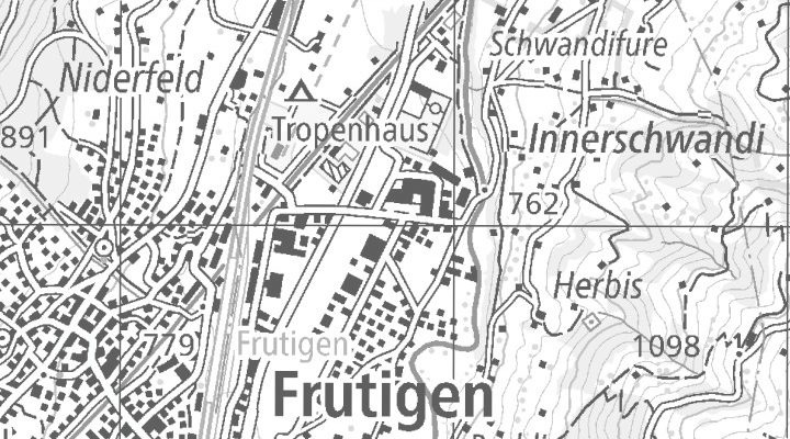 Kartenausschnitt: Schwandistrasse 8, 3714 Frutigen