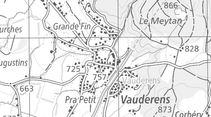 Kartenausschnitt: Vaud