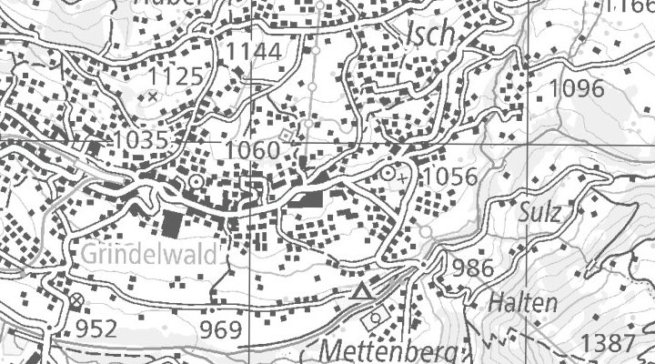 Kartenausschnitt: Dorfstrasse 193, 3818 Grindelwald