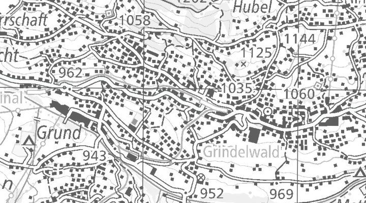 Kartenausschnitt: Dorfstrasse 53, 3818 Grindelwald