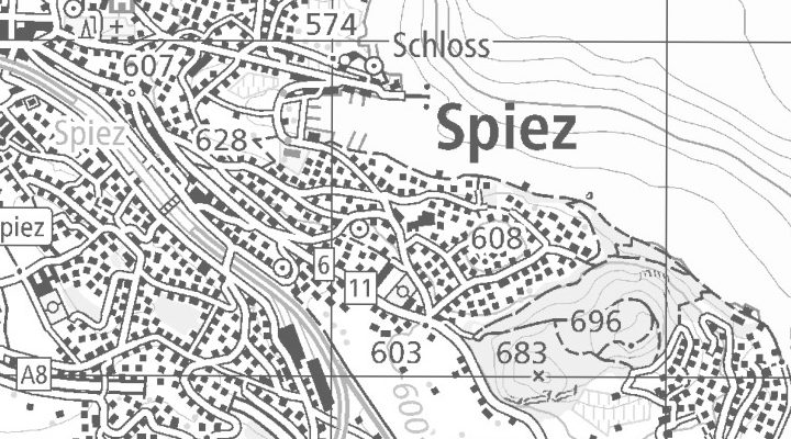 Kartenausschnitt: Schachenstrasse 39, 3700 Spiez