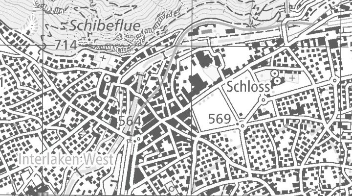 Kartenausschnitt: Harderstrasse 14, 3800 Lauterbrunnen
