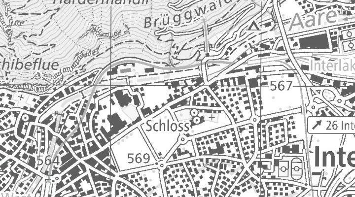 Kartenausschnitt: Höheweg 139, 3800 Interlaken
