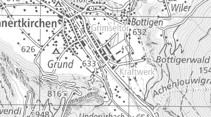 Kartenausschnitt: Grimselstrasse 19, 3862 Innertkirchen