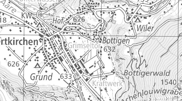 Kartenausschnitt: Grimselstrasse 19, 3862 Innertkirchen