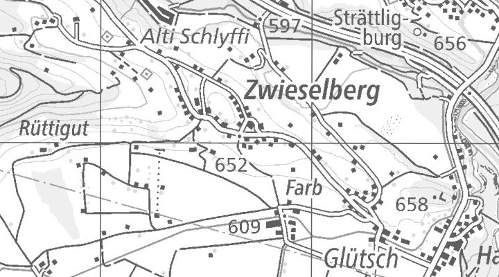 Kartenausschnitt: Schorenstrasse 39, 3645 Gwatt (Thun)