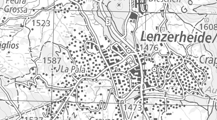 Kartenausschnitt: Voa Davos Lai 2, 7078 Lenzerheide