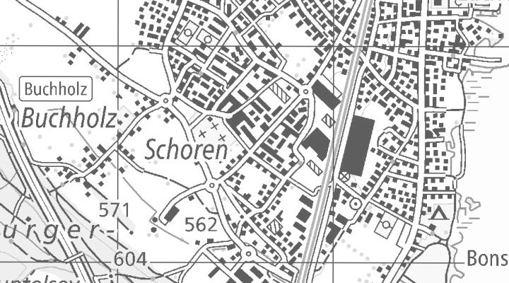 Kartenausschnitt: C. F. L.-Lohner-Strasse 30, 3645 Gwatt (Thun)