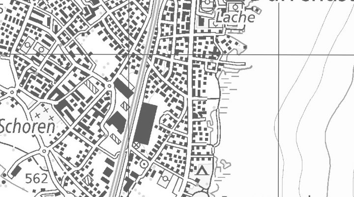 Kartenausschnitt: Hännisweg 3D, 3645 Gwatt (Thun)