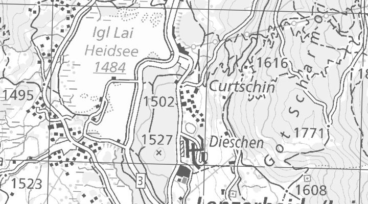 Kartenausschnitt: Dieschen sot 18, 7078 Lenzerheide