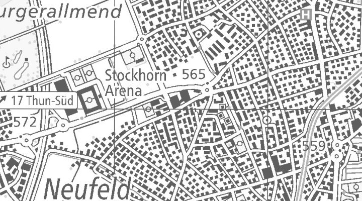Kartenausschnitt: Talackerstrasse 62, 3604 Thun