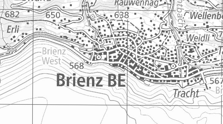 Kartenausschnitt: Hauptstrasse 11, 3855 Brienz