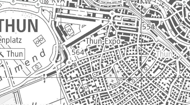 Kartenausschnitt: Mittlere Strasse 70, 3600 Thun