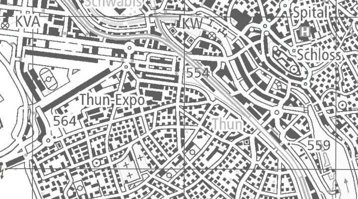 Kartenausschnitt: Stockhornstrasse 13, 3600 Thun