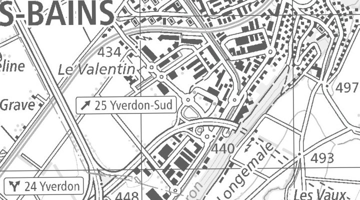 Kartenausschnitt: Avenue des Trois-Lacs 26c, 1400 Yverdon-les-Bains