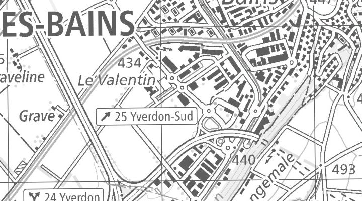 Kartenausschnitt: Avenue des Sciences 13, 1400 Yverdon-les-Bains