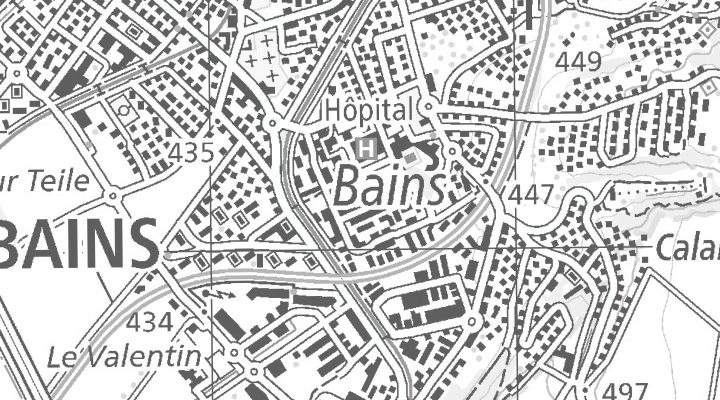 Kartenausschnitt: Rue de Plaisance 2, 1400 Yverdon-les-Bains