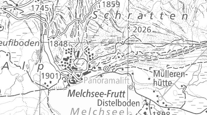 Kartenausschnitt: Frutt 9, 6068 Melchsee-Frutt