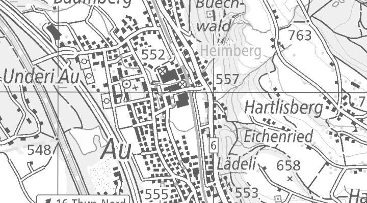 Kartenausschnitt: Stockhornstrasse 19, 3627 Heimberg