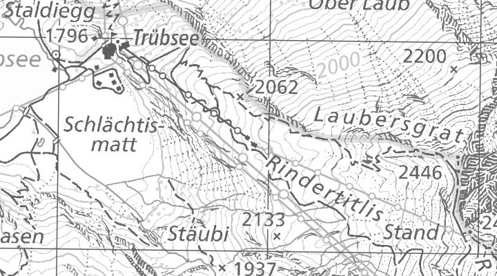 Kartenausschnitt: Titlis, 6390 Engelberg