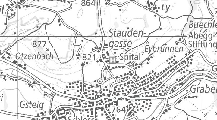 Kartenausschnitt: Eyweg 2, 3132 Riggisberg