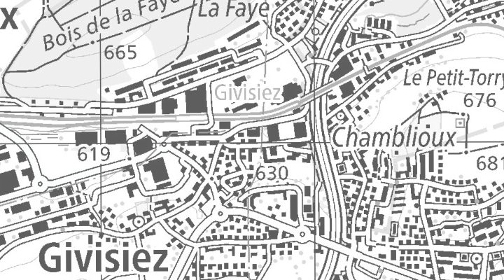 Kartenausschnitt: Route du Crochet 7, 1762 Givisiez