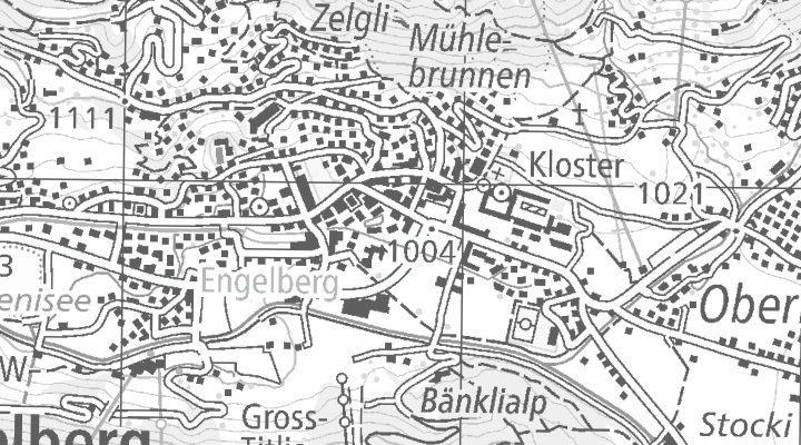 Kartenausschnitt: Parkweg 1, 6390 Engelberg