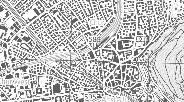 Kartenausschnitt: Gürtelstrasse 11, 7000 Chur