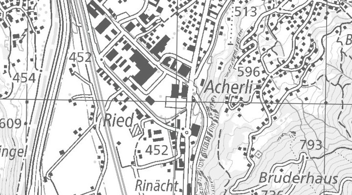 Kartenausschnitt: Militärstrasse 9A, 6467 Schattdorf