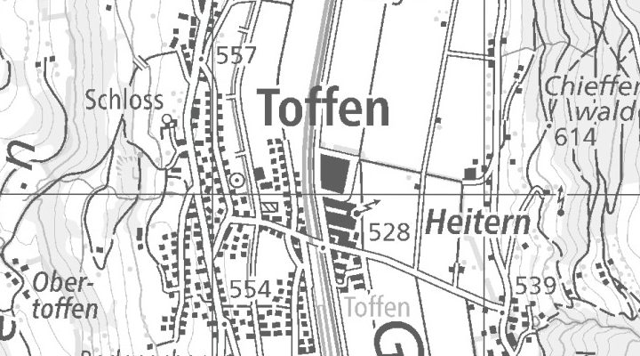 Kartenausschnitt: Gürbestrasse 5, 3125 Toffen