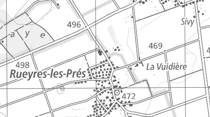 Kartenausschnitt: Route du Soleil 8, 1542 Rueyres-les-Prés